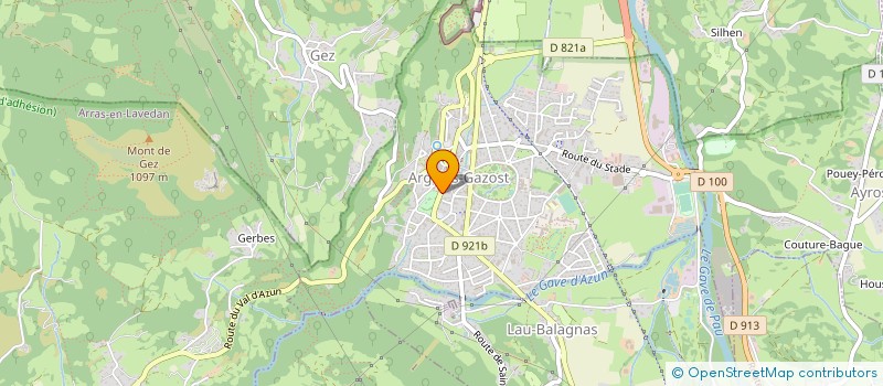 localisation de l'entreprise MADAME LENAICK LESCUR à ARGELES-GAZOST