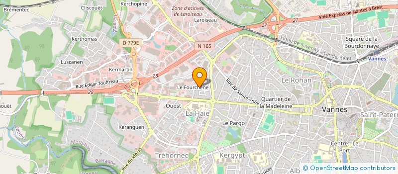 localisation de l'entreprise MADAME LENAIG BESNARD à VANNES