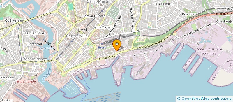 localisation de l'entreprise MADAME LENAIG CALVEZ à BREST