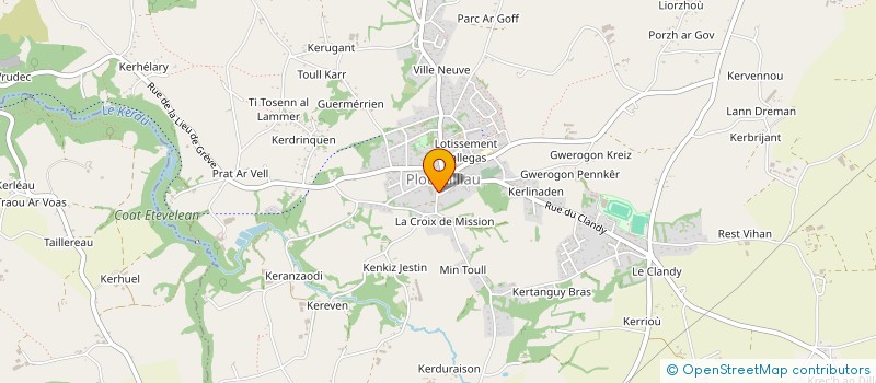 localisation de l'entreprise MADAME LENAIG COUGOULAT  LANNION