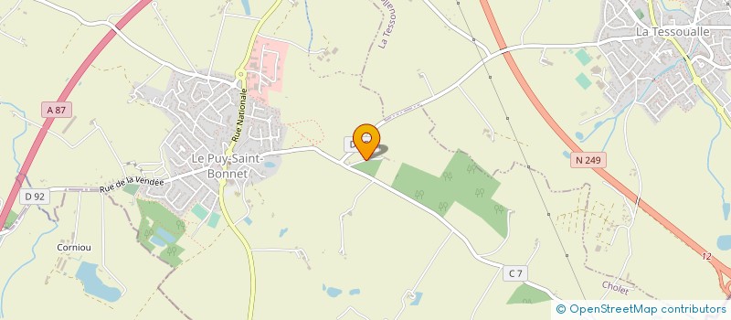 localisation de l'entreprise MADAME LENAIG FANNIERE à CHOLET