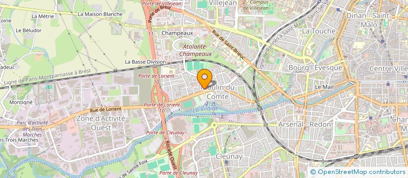 localisation de l'entreprise MADAME LENAIG JOUIN  RENNES