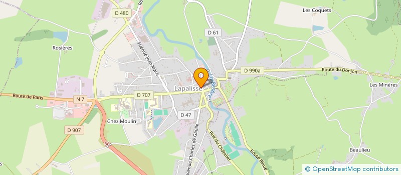 localisation de l'entreprise MADAME LENAIG LE GAL à LAPALISSE