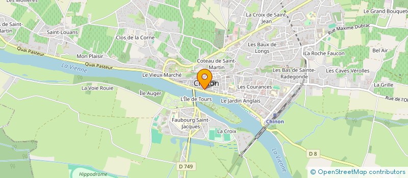 localisation de l'entreprise MADAME LENAIG LE PRIOL  CHINON