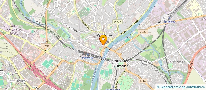 localisation de l'entreprise MADAME LENAIG MOAL  PONTOISE