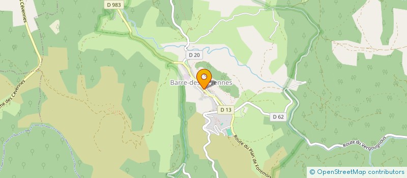 localisation de l'entreprise MADAME LENAIG NICOLAS  BARRE-DES-CEVENNES