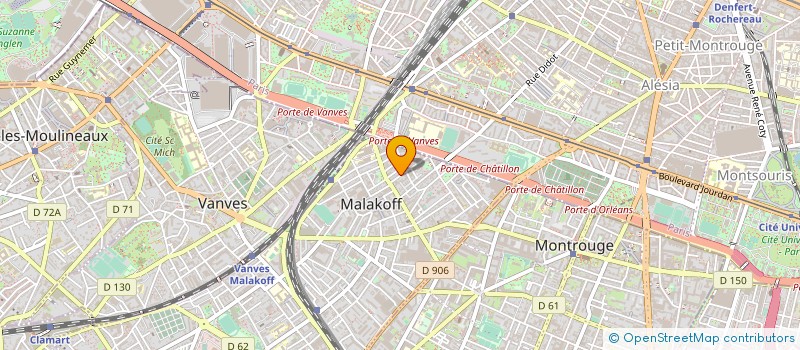 localisation de l'entreprise MADAME LENCE ANDONOVA à MALAKOFF
