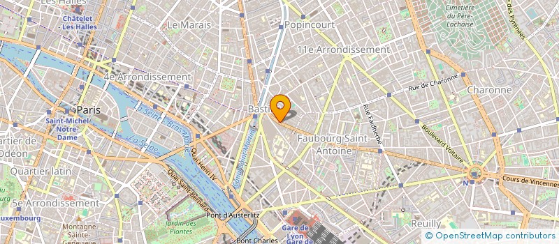 localisation de l'entreprise MADAME LENIE VACHER  PARIS 11