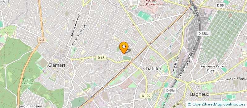 localisation de l'entreprise MADAME LENKA MARTIN  CHATILLON