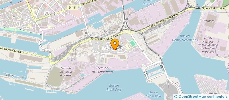 localisation de l'entreprise MADAME LENNA ROMEO à LE HAVRE