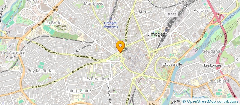 localisation de l'entreprise MADAME LENNY DJAFARI à LIMOGES