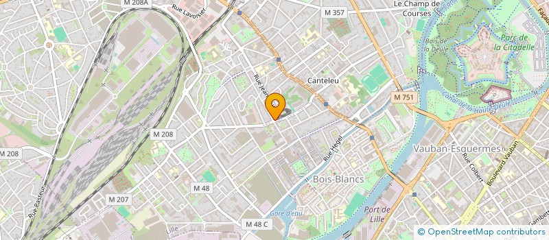 localisation de l'entreprise MADAME LENORAT THERLONGE à LILLE