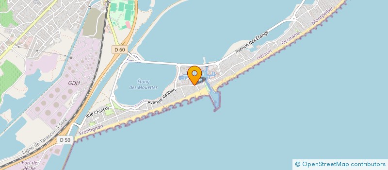 localisation de l'entreprise MADAME LENS VARET à FRONTIGNAN