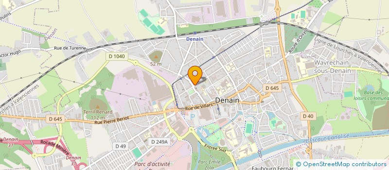 localisation de l'entreprise MADAME LENUTA PAUN  DENAIN