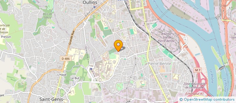 localisation de l'entreprise MADAME LEO COPONAT  OULLINS-PIERRE-BENITE