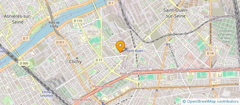 localisation de l'entreprise MADAME LEO HOUMMADY à CLICHY