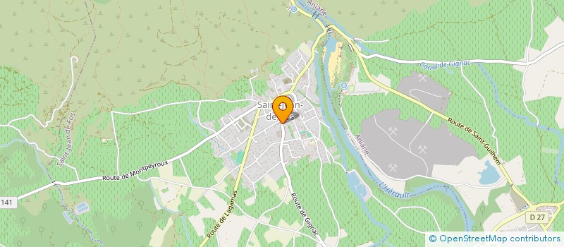 localisation de l'entreprise MADAME LEOCADIE LANDIER  SAINT-JEAN-DE-FOS