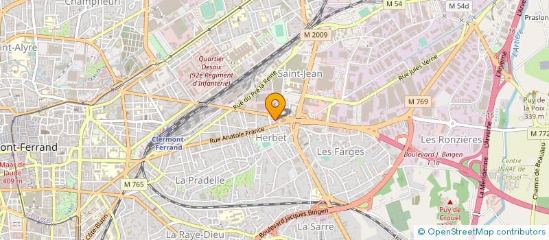 localisation de l'entreprise MADAME LEOCADIE NNOMO à CLERMONT-FERRAND