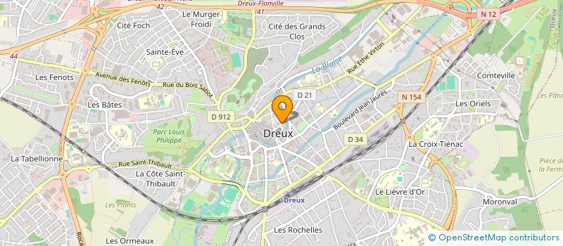 localisation de l'entreprise MADAME LEOCADIE TCHAHANI à DREUX