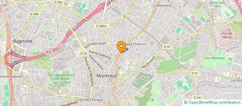 localisation de l'entreprise MADAME LEON BAMVANGILA à MONTREUIL