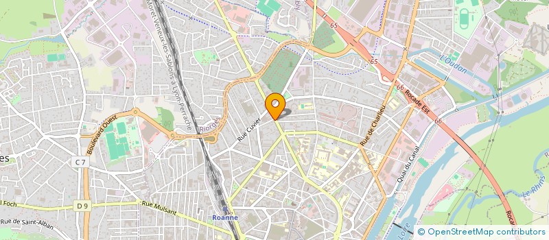 localisation de l'entreprise MADAME LEON MURE  ROANNE