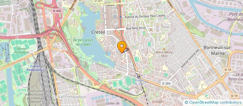 localisation de l'entreprise MADAME LEONA CABARET  CRETEIL