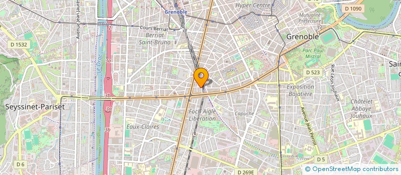 localisation de l'entreprise MADAME LEONA FAVRE  GRENOBLE