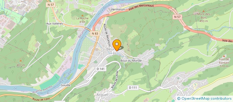 localisation de l'entreprise MADAME LEONA GUYOT  BEURE