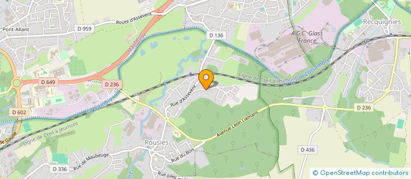 localisation de l'entreprise MADAME LEONA HEERMAN  ROUSIES