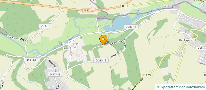 localisation de l'entreprise MADAME LEONARDA RODRIGUES à DAMPIERRE-SUR-AVRE