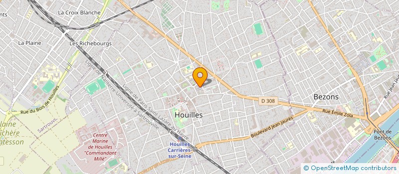 localisation de l'entreprise MADAME LEONARDO HERRADA SOTO  HOUILLES