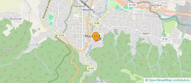 localisation de l'entreprise MADAME LEONCE GAT  CAUCALIERES