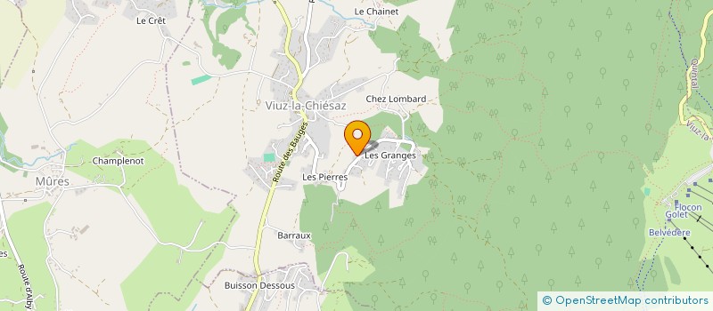 localisation de l'entreprise MADAME LEONCE MENTHON  VIUZ-LA-CHIESAZ