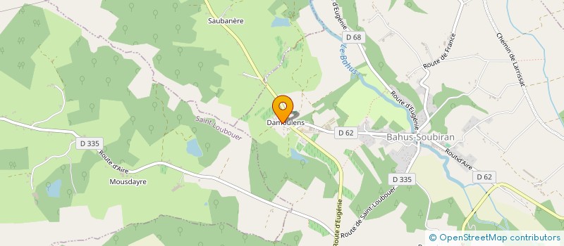 localisation de l'entreprise MADAME LEONCIA-PAULETTE LALANNE  MIRAMONT-SENSACQ