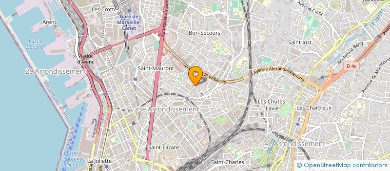 localisation de l'entreprise MADAME LEONE BRAGANTI à MARSEILLE