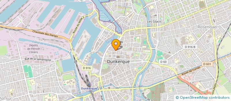 localisation de l'entreprise MADAME LEONE CORTEEL à DUNKERQUE