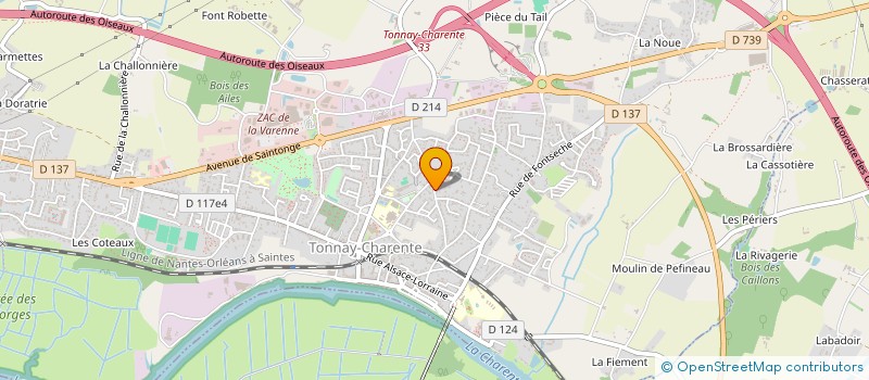 localisation de l'entreprise MADAME LEONE GASPAROTTO à TONNAY-CHARENTE