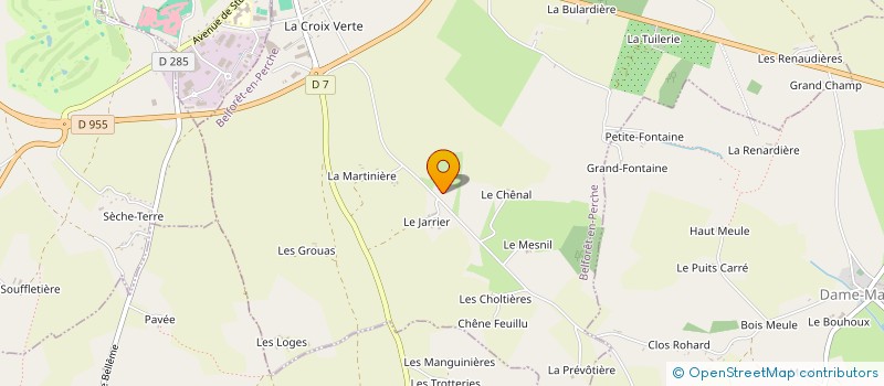localisation de l'entreprise MADAME LEONE-GILBERTE THIBAULT à BELFORET-EN-PERCHE