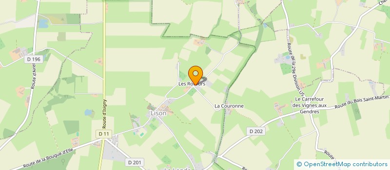 localisation de l'entreprise MADAME LEONE HARDEL à LISON