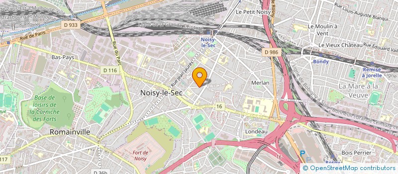 localisation de l'entreprise MADAME LEONE LEFEVRE à NOISY-LE-SEC