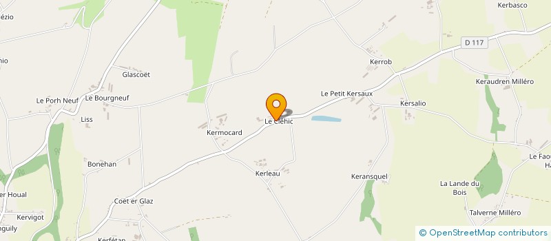 localisation de l'entreprise MADAME LEONE MADORE  MOREAC