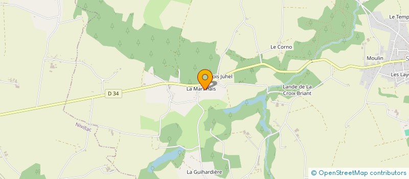 localisation de l'entreprise MADAME LEONE MINOC  SAINT-DOLAY