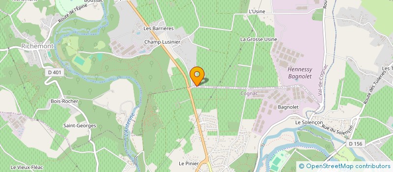 localisation de l'entreprise MADAME LEONE MIRONNEAU à BOUTIERS-SAINT-TROJAN