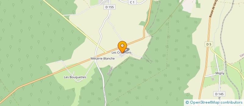 localisation de l'entreprise MADAME LEONE PRUDHOMMEAUX à OUDAN