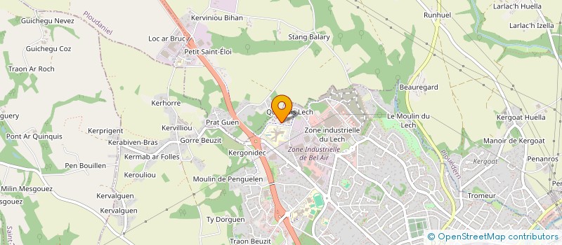 localisation de l'entreprise MADAME LEONE RONDONNET  LANDERNEAU