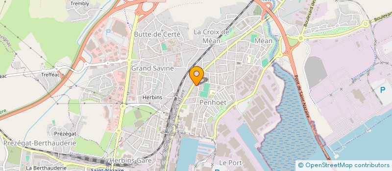 localisation de l'entreprise MADAME LEONE TERRIEN à SAINT-NAZAIRE
