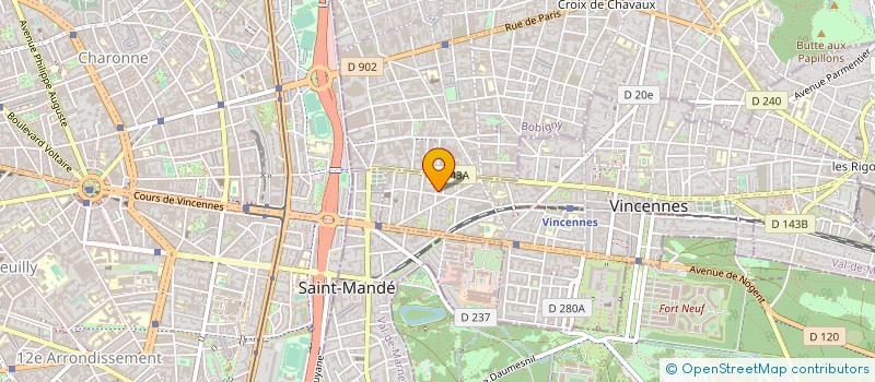 localisation de l'entreprise MADAME LEONE VAYRE à VINCENNES