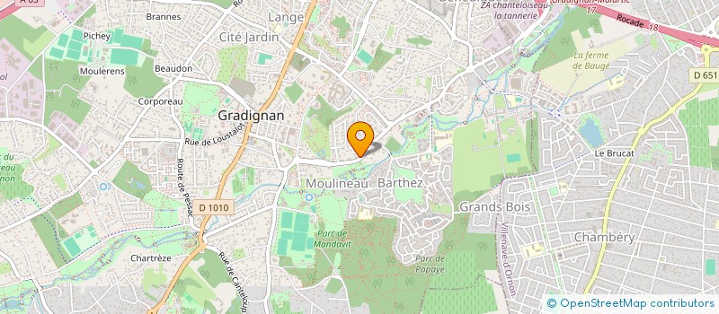 localisation de l'entreprise MADAME LEONI BOLIER  GRADIGNAN