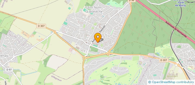 localisation de l'entreprise MADAME LEONIDA KIONGHAT POURAYO  SAINT-NOM-LA-BRETECHE