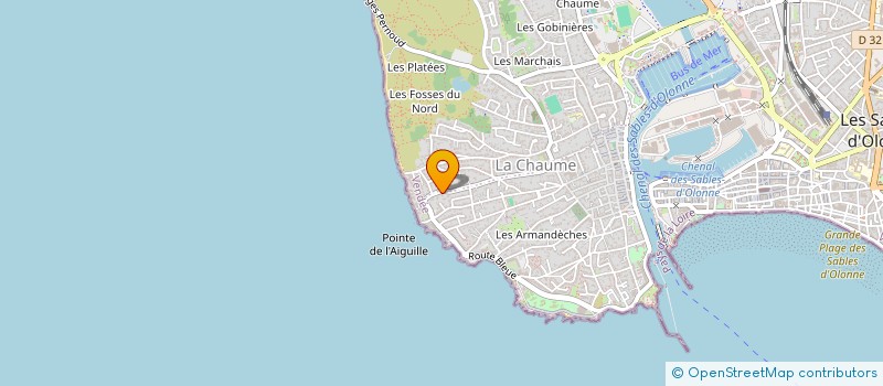 localisation de l'entreprise MADAME LEONIDE MORNET  LES SABLES D'OLONNE